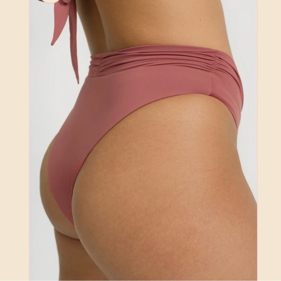 RIOT SWIM IAN TOP AND PICO BOTTOM ROUGE - Picture 6 of 6